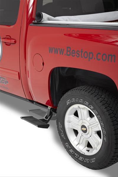 Bestop TrekStep Side Bed Steps 02-18 Dodge Ram Drivers Side - Click Image to Close